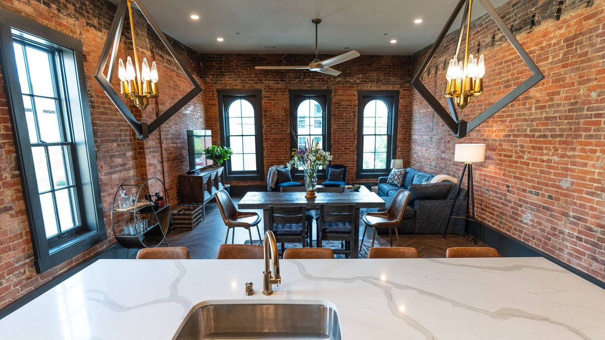 New Albany Apartment | New Historic Downtown Loft