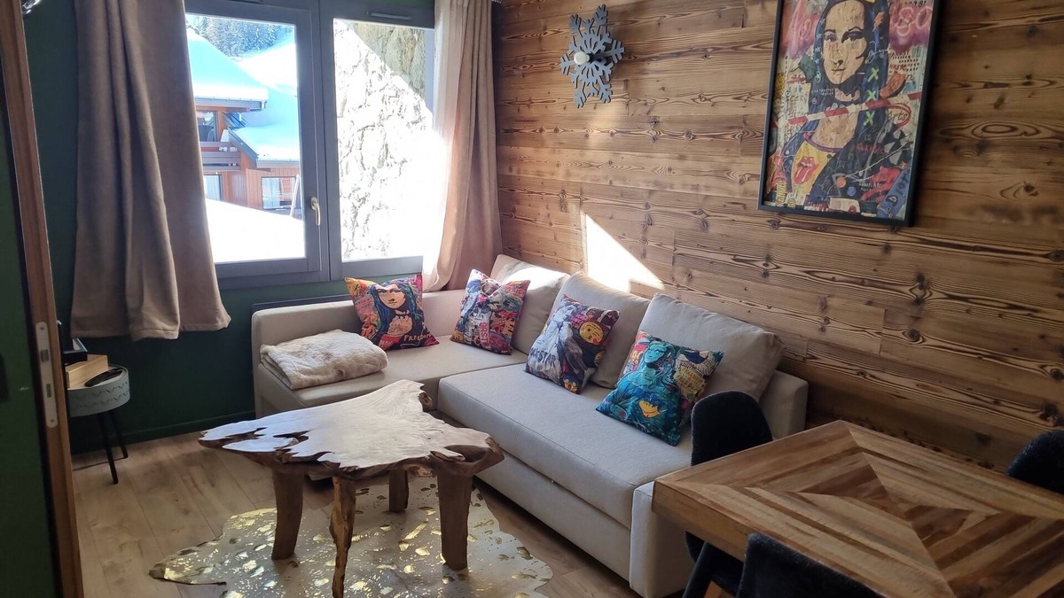 Plagne 1800 Apartment | NEW La Plagne 1800 renovated apartment, elegant and warm 5/7 persons
