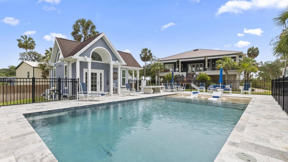 Flagler Beach House | New Listing - Exquisite Resort Style Pool Home | Flagler Beach | Close To The Beach | Hot Tub