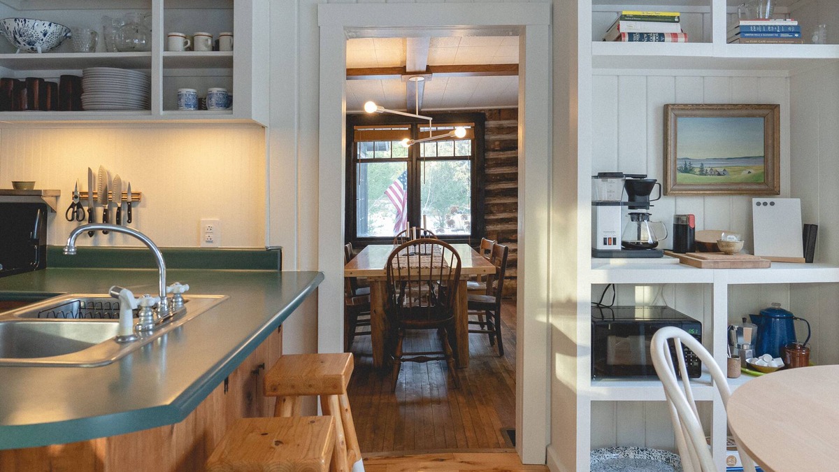 Alanson House | NEW! Log cabin retreat w/modern updates sleeps 14