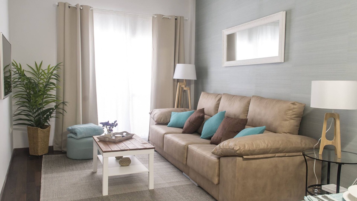 La Goleta Apartment | NEW! LUXURY CITY CENTER 2 BEDROOMS + FREE WIFI & PRIVATE PATIO/TERRACE