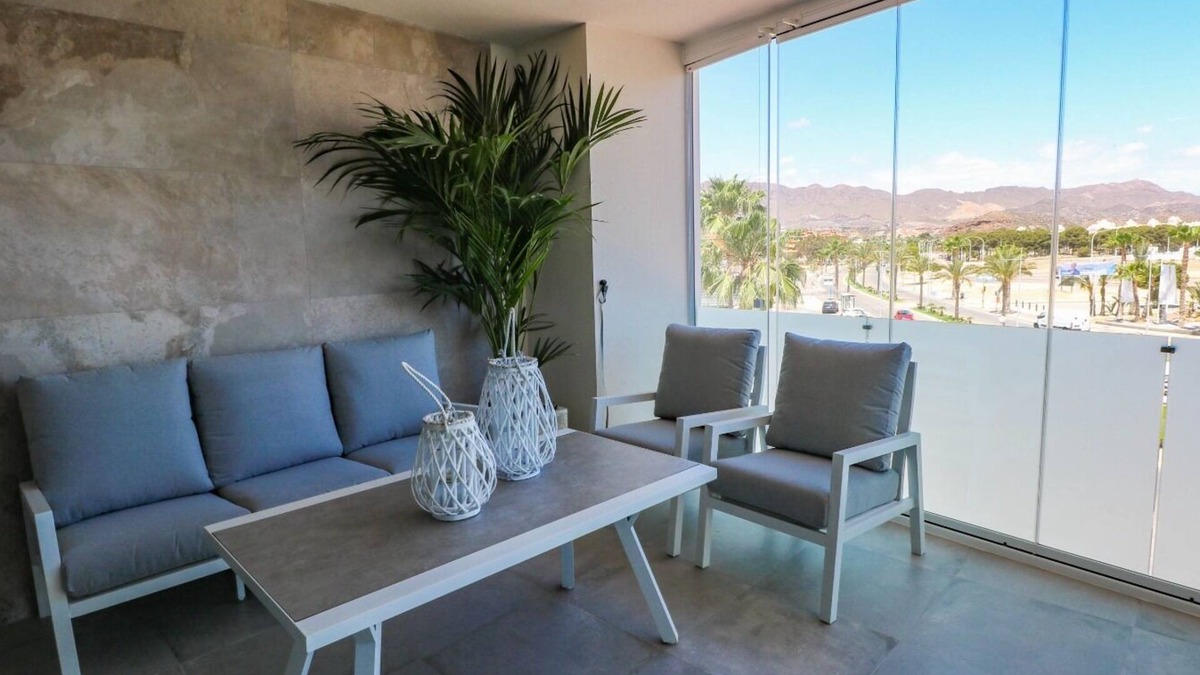 San Juan de los Terreros Apartment | New, modern and central apartment two minutes from the beach.