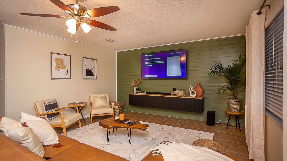 Gainesville House | NEW! Modern Boho Escape Near UF With Game Room!