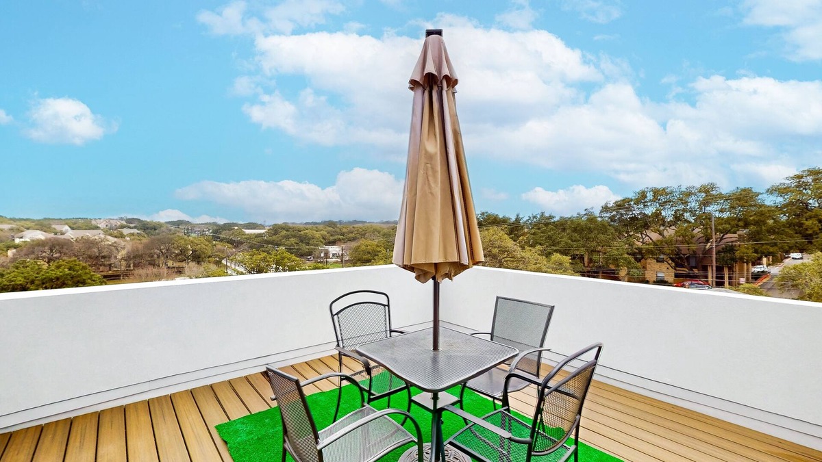 Wetmore Condo | New modern town home with full kitchen, living room & top floor balcony