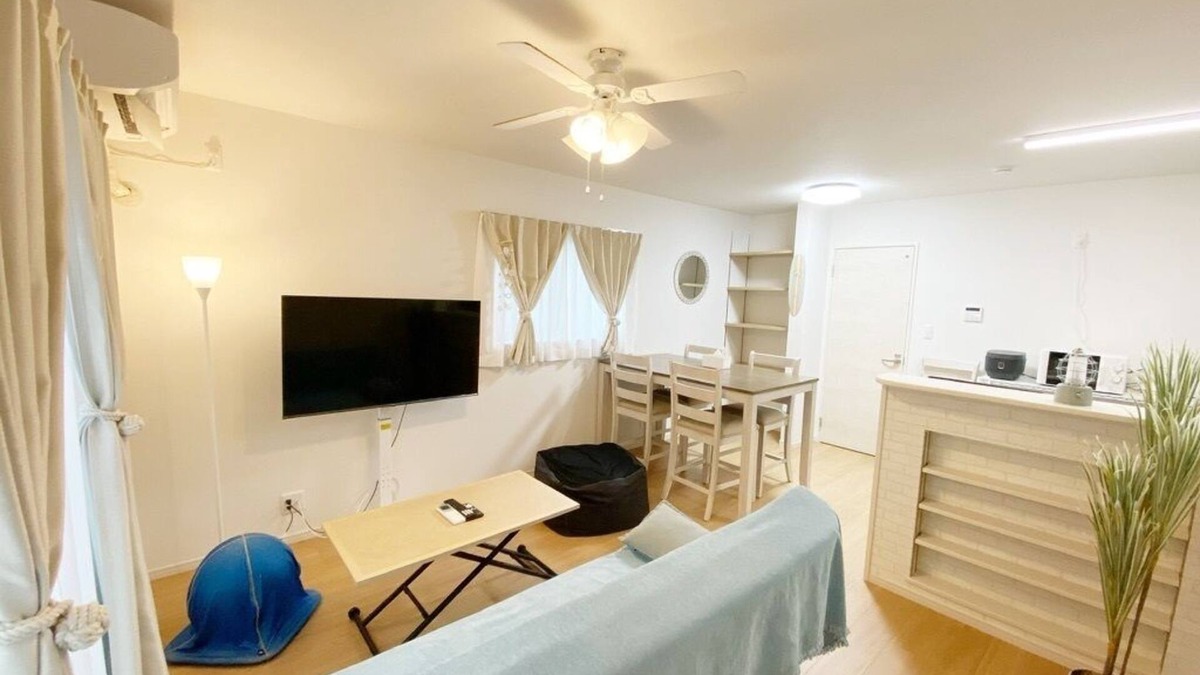 Nakama House | New Open 】8 minute walk from the popular Kibogaoka Beach for snorkeling! BBQ available on the cozy terrace/Max 7 people