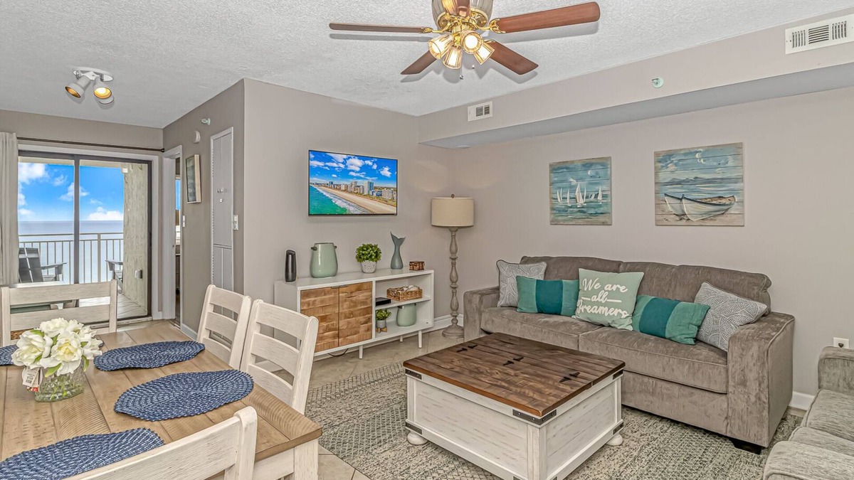 Crescent Beach Condo | 🌊 New Owner Special 🌊 Cozy Oceanfront 💙 2 Bed 2 Bath Condo Suite 💙 4th Floor