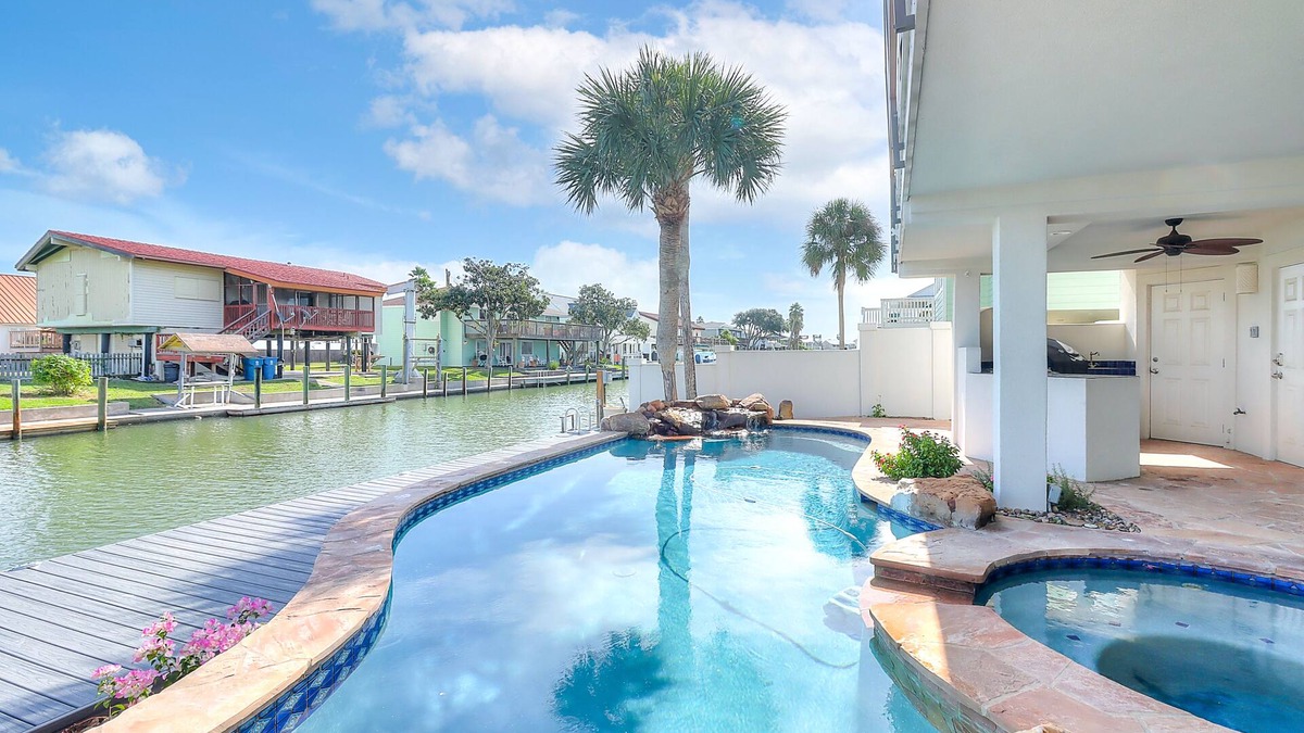 Key Allegro House | New Ownership - Canal-front home with pool, pool spa, kayaks, dock, & casita