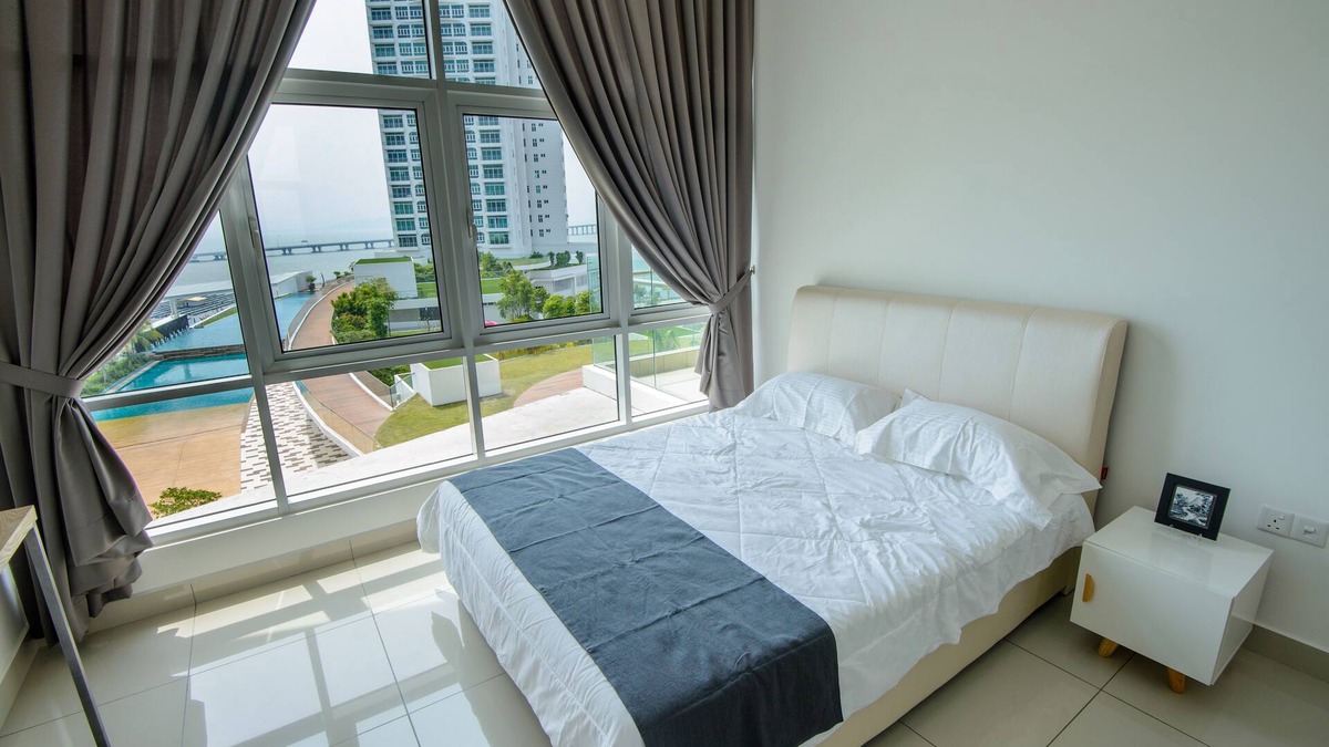 Bayan Lepas Apartment | NEW Penang 2R2B seaview vacation home @ 槟城悠闲海景度假屋