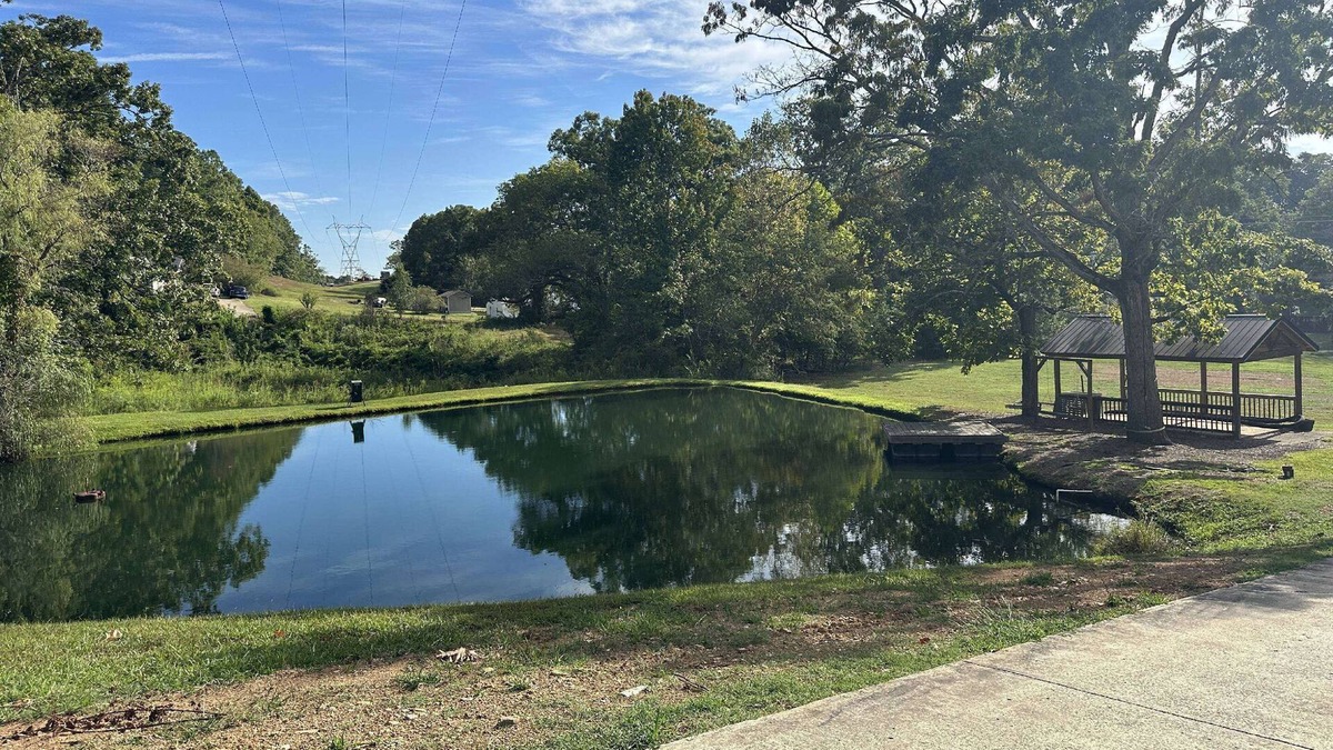 Lookout Valley Neighborhood Association House | New - Private pond stocked with fish - game room - fireplace - 2 acres to explore