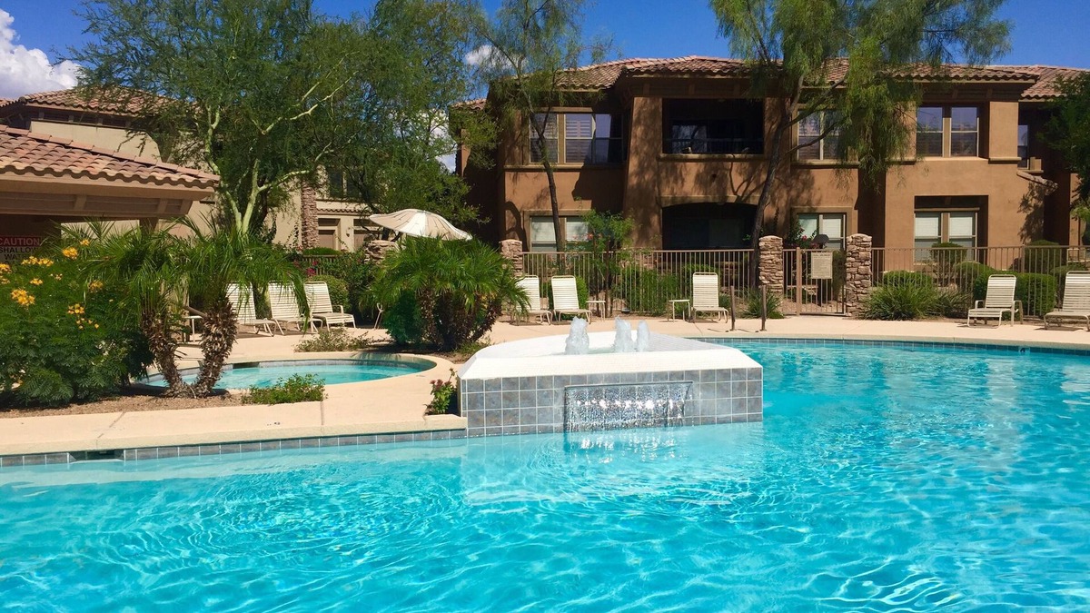 Village Fairways Condo | NEW! RARE WINTER OPENING: Top rated Scottsdale Condo with 3 Pools, Gyms, Trails