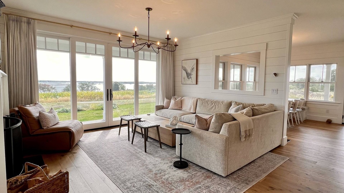 Adamsville House | New rental! Breathtaking views. Overlooking Westport Harbor. Minutes to beaches.