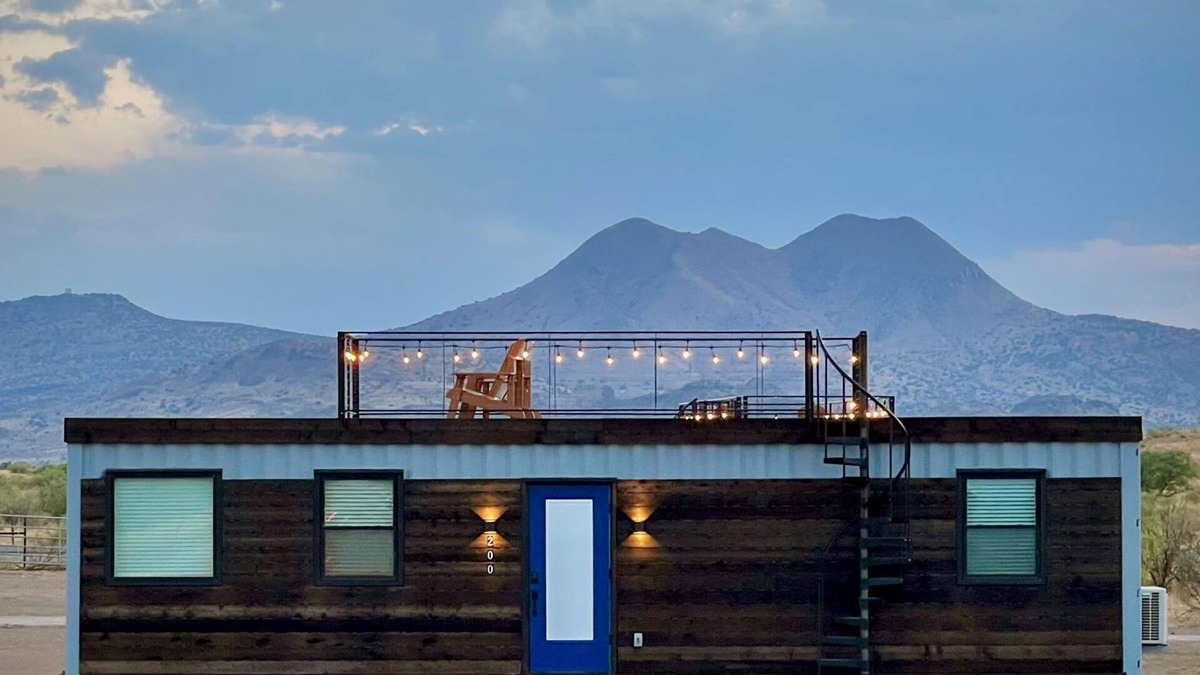 Alpine House | New Southwest Shipping Container-in Alpine