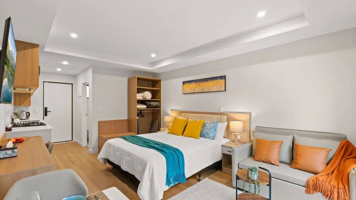 Lake Tekapo Apartment | New stylish&cozy 1 bedroom premium studio/kingbed+sofabed/unit B