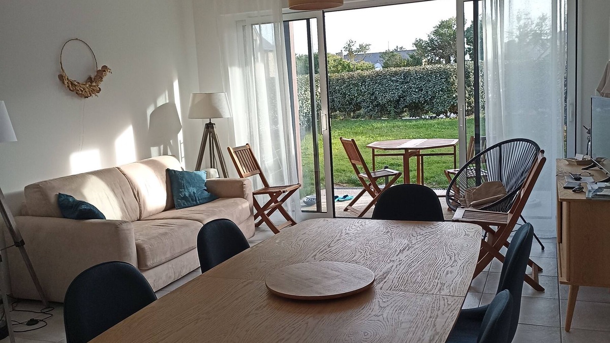 Cancale Apartment | New T2 with south-facing garden 5 minutes from the beach Mont Saint Michel