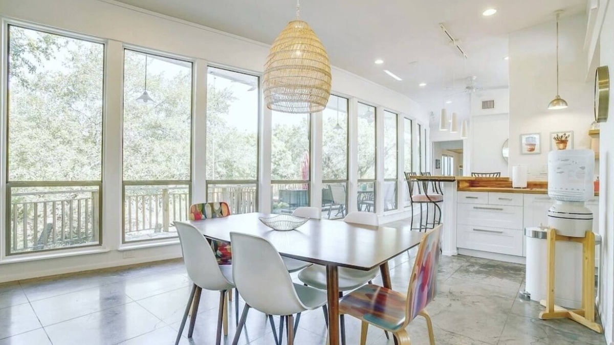 Granbury House | NEW! The Agave House - A Waterfront Mid-Century Modern Getaway!