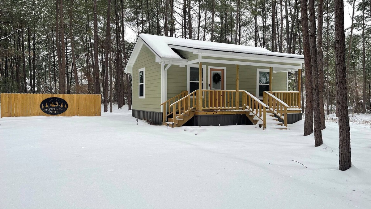 Powderly House | New Tiny House -Whispering Pines on a quiet country road
