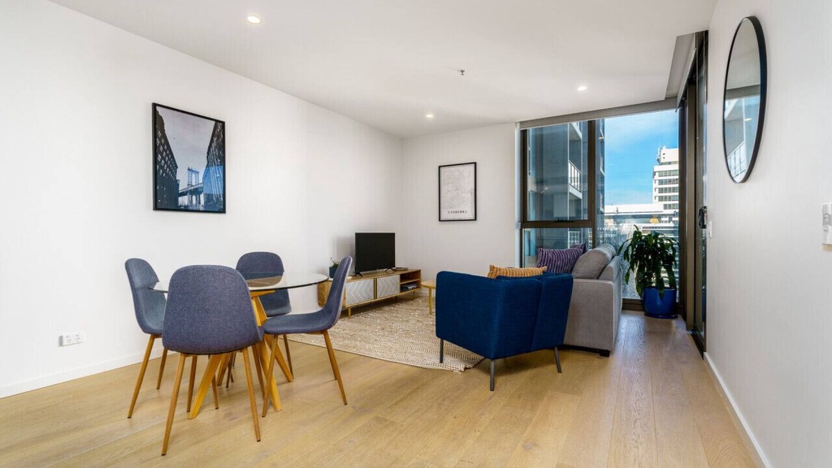 City West Apartment | New to VRBO: Modern Comfort in Canberra's City Center