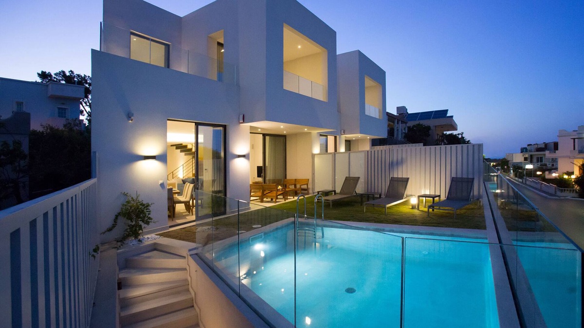 Agia Villa | New VILLA STATHIS, 150 m from Sandy Beach