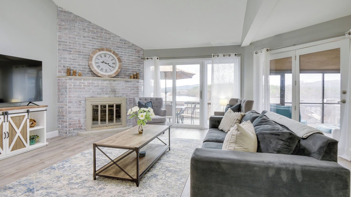 Bristol Condo | Newfound Lake Vacation Rental w/Deck & Lake View