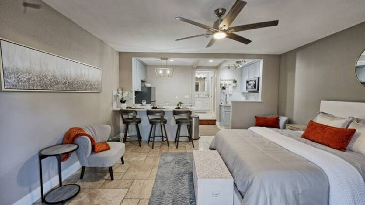 Livermore Apartment | Newly Remodeled Studio in Livermore with Hot Tub