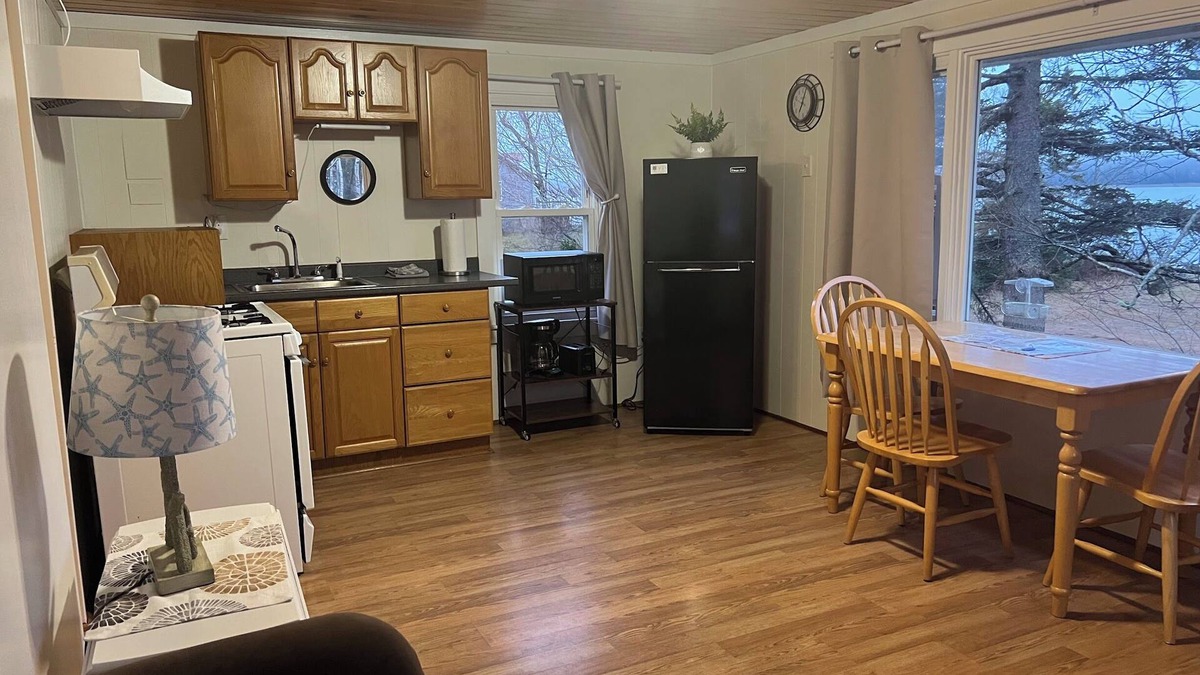 Harrington Cabin | Newly renovated Chickadee cabin on Harrington River, sleeps 4.nPet friendly
