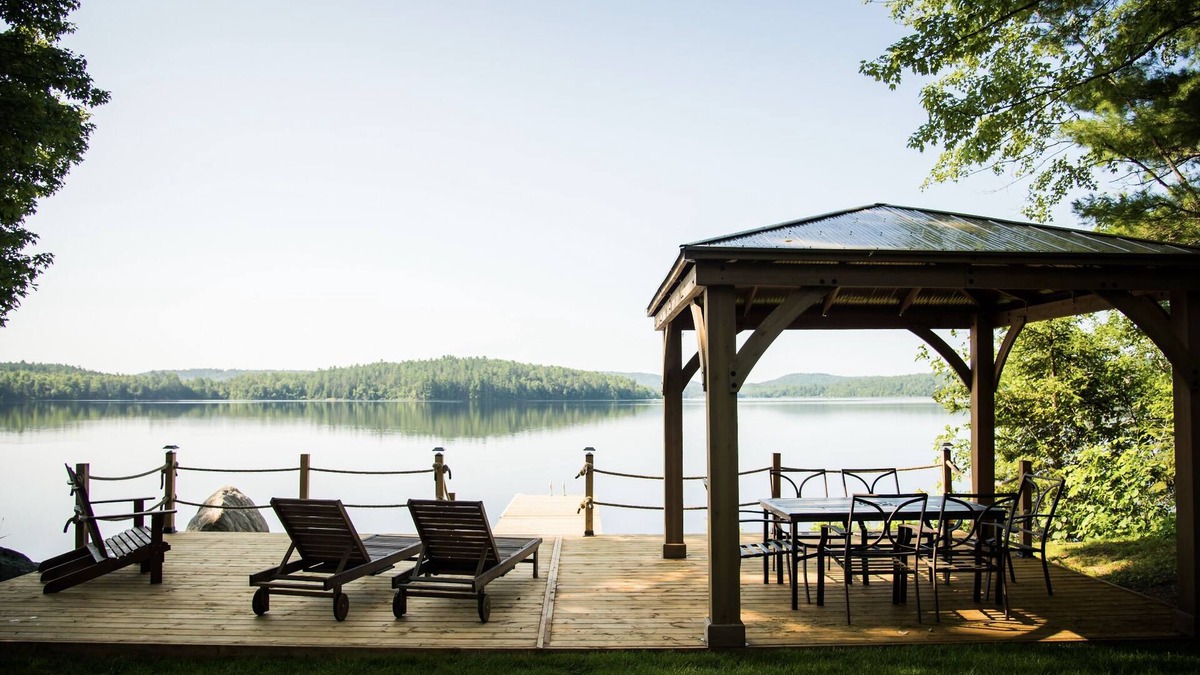 Redbridge House | Newly renovated open concept lake house with beautiful views