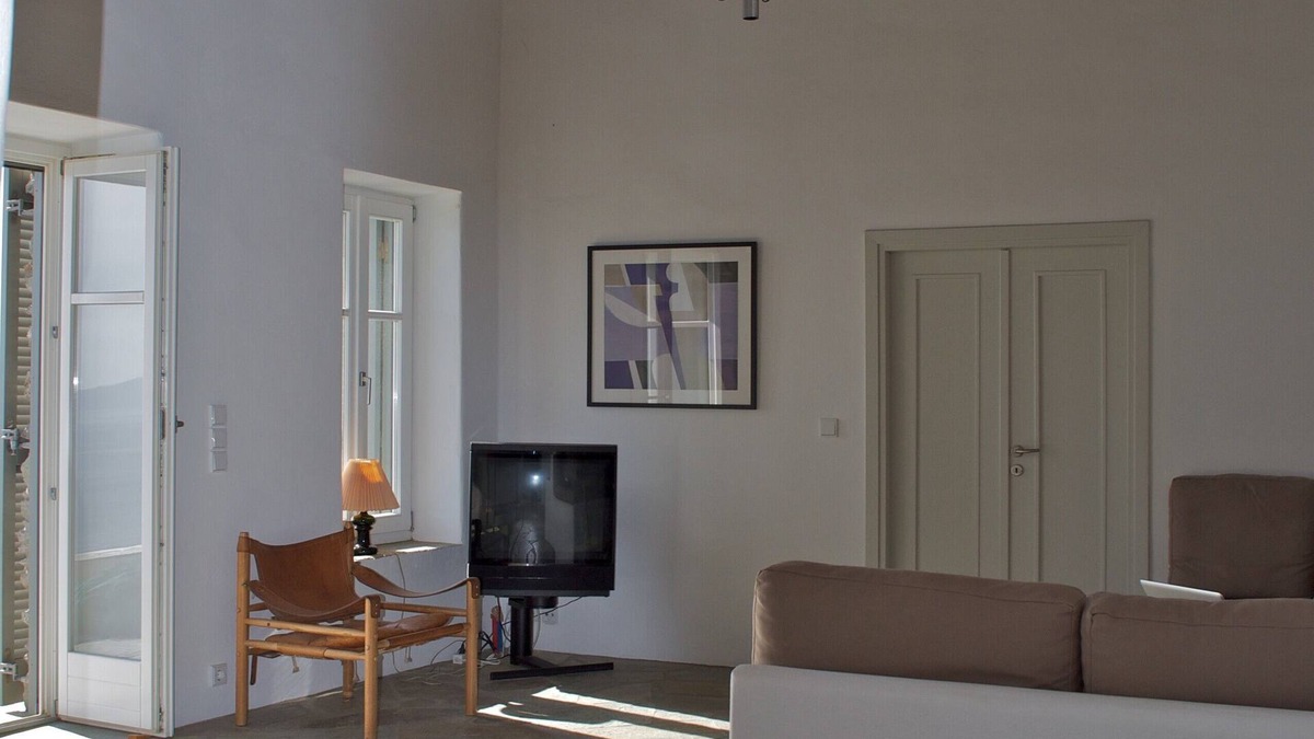 Andros House | Newly renovated stone house in olive grove with stunning sea view