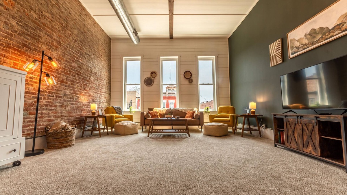 Logan Apartment | Newly renovated upstairs apartment in historic downtown Logan!