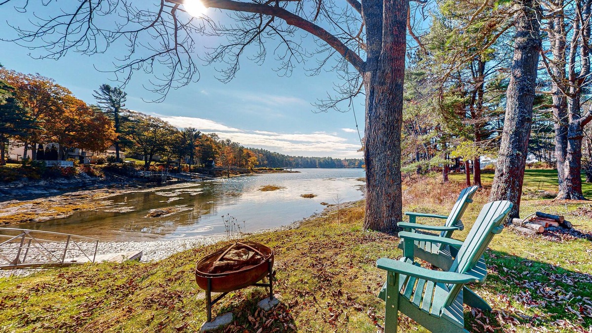 Sabino Cottage | Newly renovated waterfront dog-friendly cottage with dock, patio, & washer/dryer