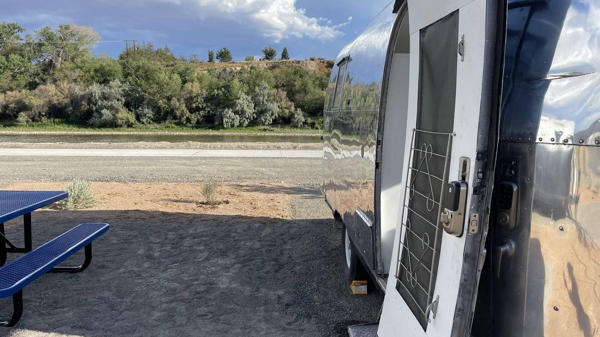 Pear Park House | Newly updated Airstream with modern amenities on the bank of the Colorado River.