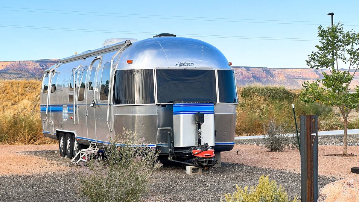 Pear Park House | Newly updated Airstream with modern amenities on the bank of the Colorado River.