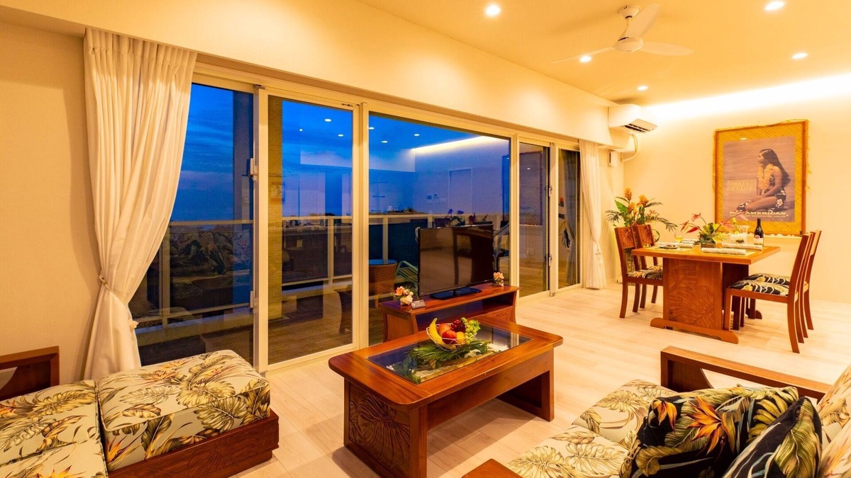 Motobu Apartment | Next to Churaumi Aquarium 270Paranoma Ocean View Hawaiian house - The Etel Indigo Headquarters 205 /Kunigami-gun Okinawa