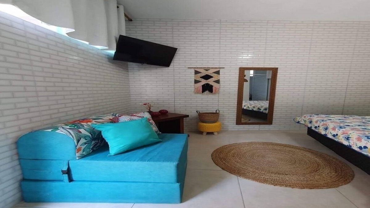 Praia da Fortaleza Condo | Next to lush nature, suite with TV, kitchen, wifi, barbecue, and garage