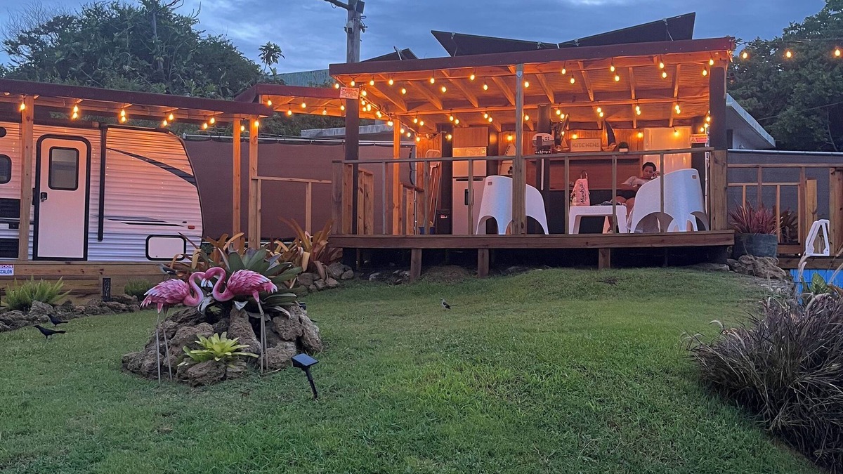 Camuy RV Rental | Neymar Beach House Mobile home for couples 🦩