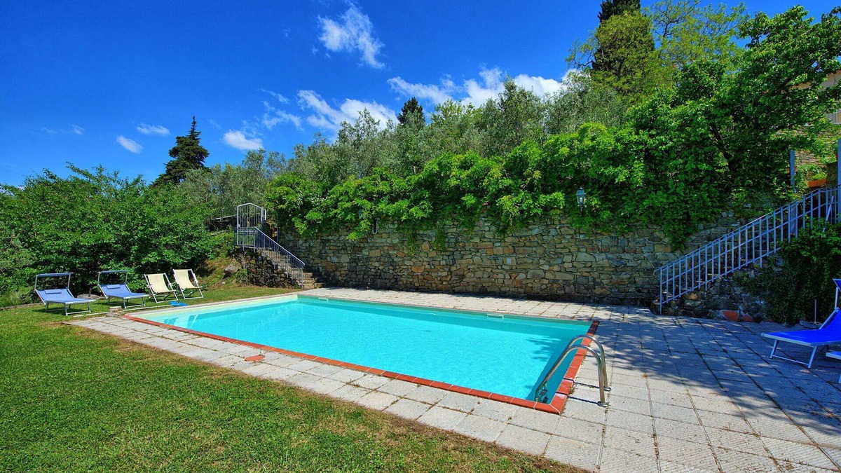 Greve in Chianti Apartment | Nice apartment with WIFI, pool, TV, patio, panoramic view, parking, close to Greve In Chianti