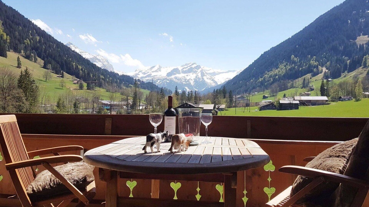Gstaad Apartment | Nice apartment for 4 people with WIFI, TV and balcony