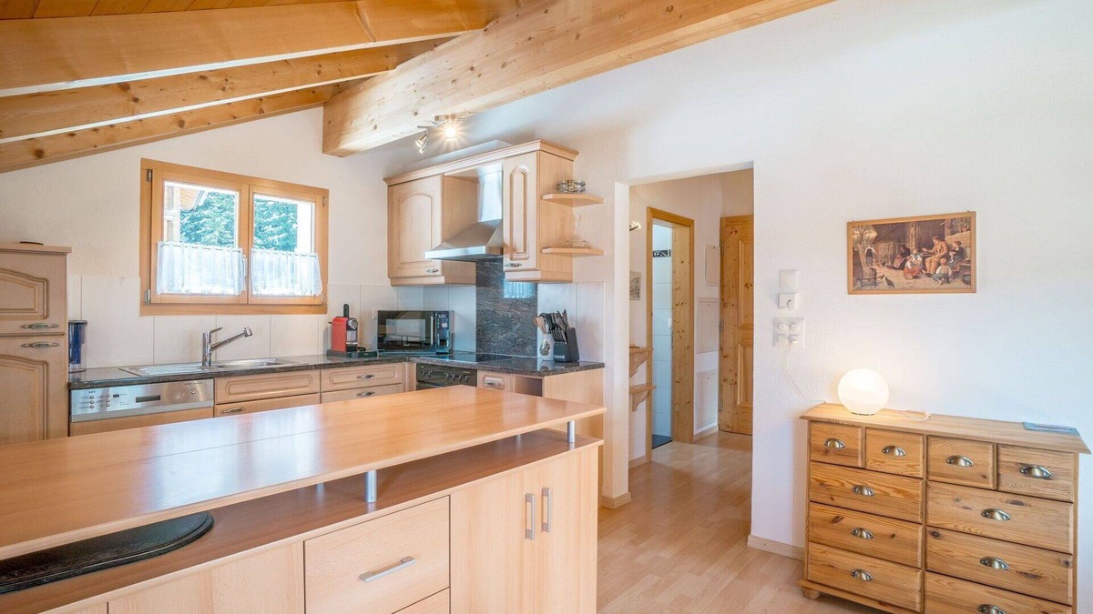 Riom-Parsonz Apartment | Nice apartment for 6 guests with WIFI, TV, balcony, pets allowed, panoramic view and parking