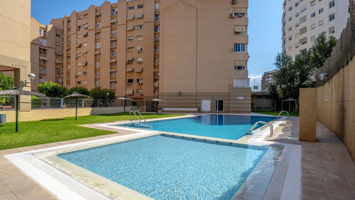 Cabo de las Huertas Apartment | Nice apartment for 7 guests with pool, A/C, WIFI, TV and terrace