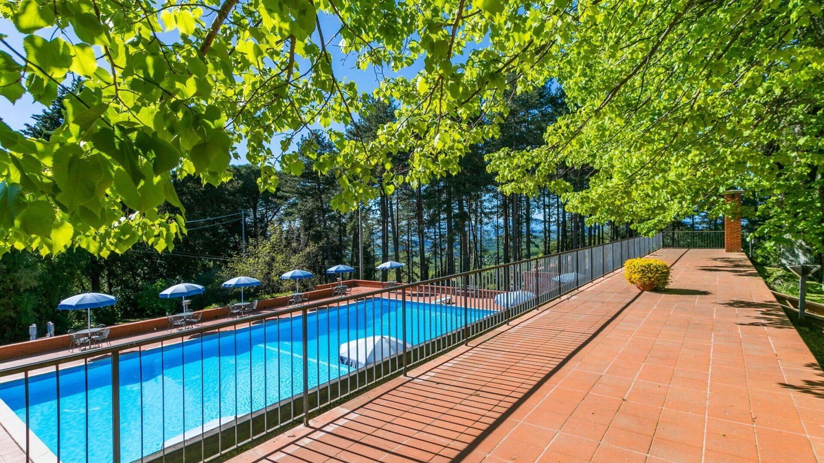 San Vivaldo Villa | Nice apartment in villa for 5 guests with pool, WIFI, TV, terrace, pets allowed and panoramic view
