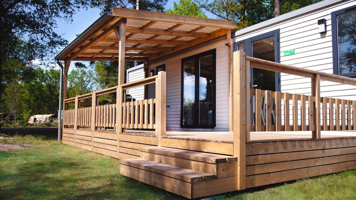 Appelscha Ski Chalet | Nice chalet with AC, on the Drents-Friese Wold