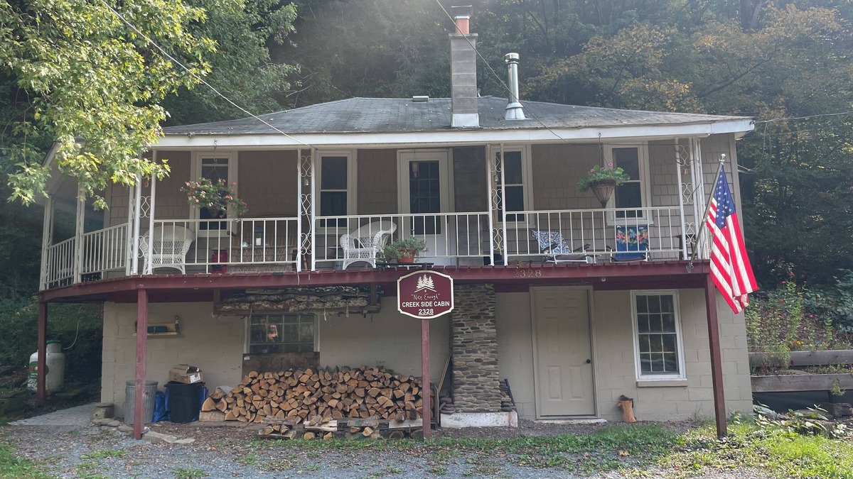 Lairdsville Cabin | “Nice Enough” Creekside Cabin