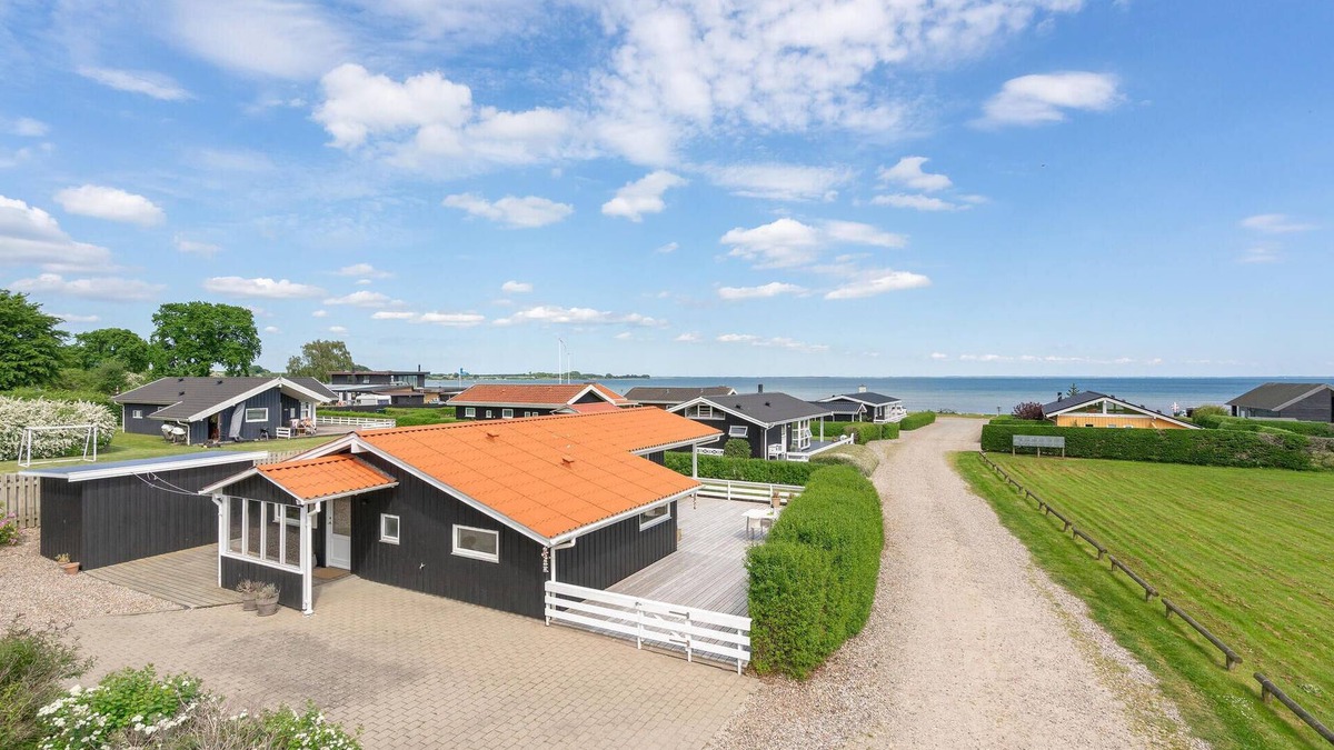 Bjert House | Nice home in Bjert with house sea view