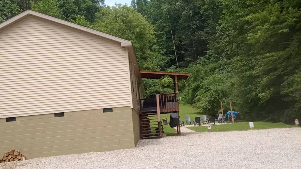 Red Jacket House | Nice private home in Matewan, close to trails! Hottub, Pool, fire pits & games!