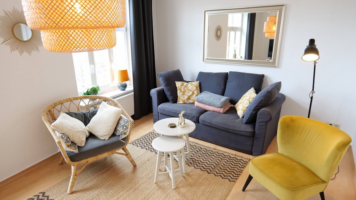 Wismar Apartment | Nikolaiblick Loft mit Klimaanlage - Abc292 - Nikolaiblick Loft mit Klimaanlage