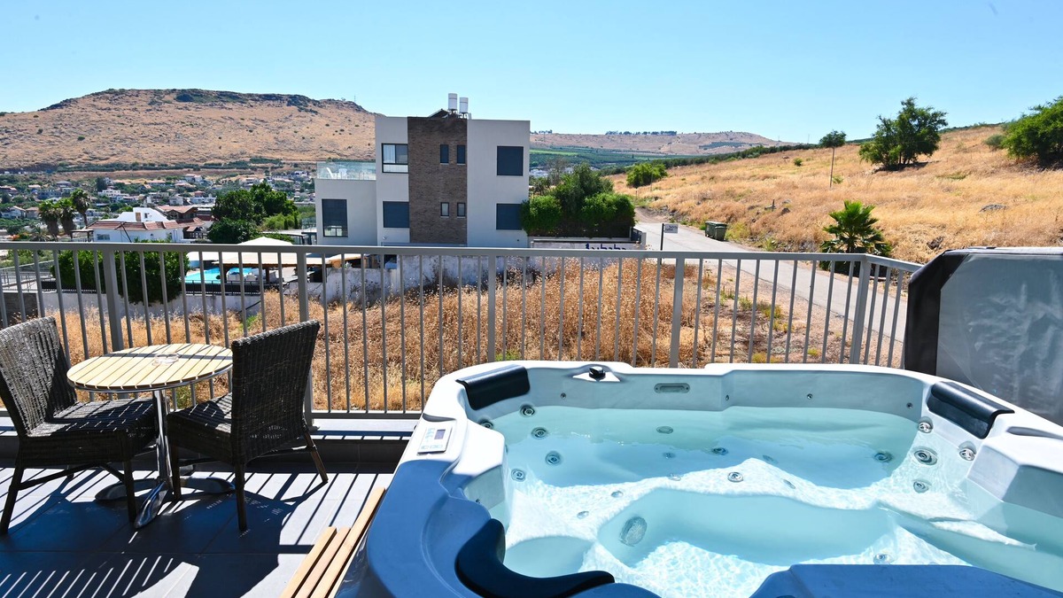 Migdal Apartment | Nino Magdala - 1Bdrm Suite with private spa bath/Sea of the Galilee