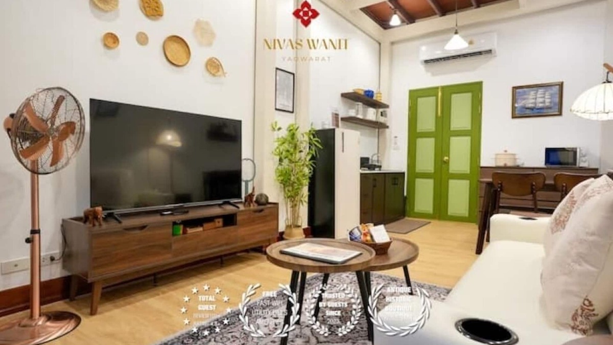 Chakkrawat House | Nivas Wanit 2 BR+1 SFB Yaowarat/MRT/Entire house 80 m²