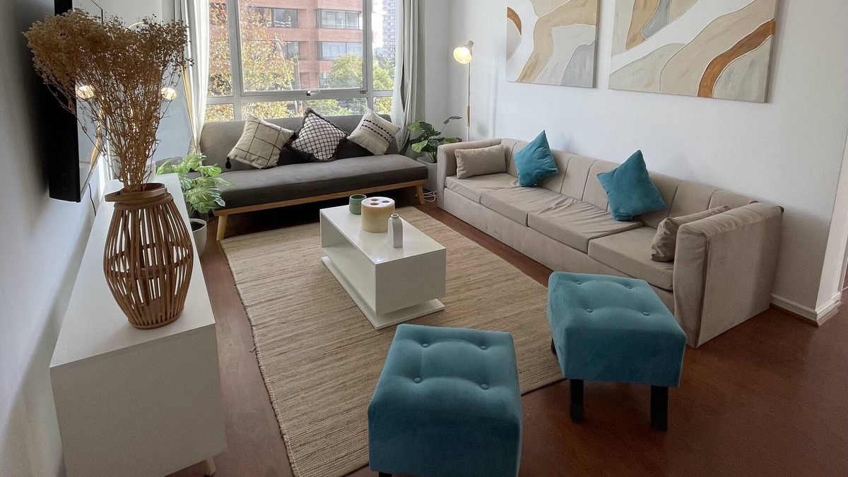 Apoquindo Apartment | nModern 2D 2B Apt Wi-Fi, Parking, Fully Equipped Metro Manquehue -Las Condes
