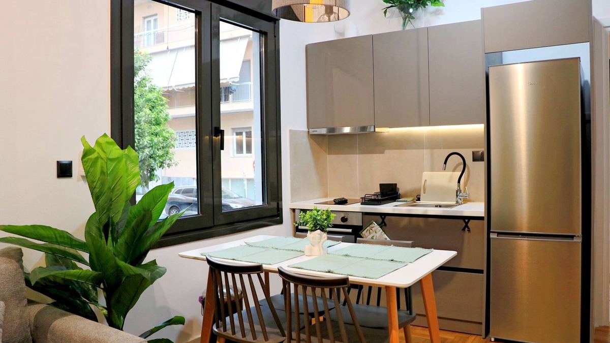 Ano Patisia Apartment | No 1 - Theo Apartment one bedroom ground floor
