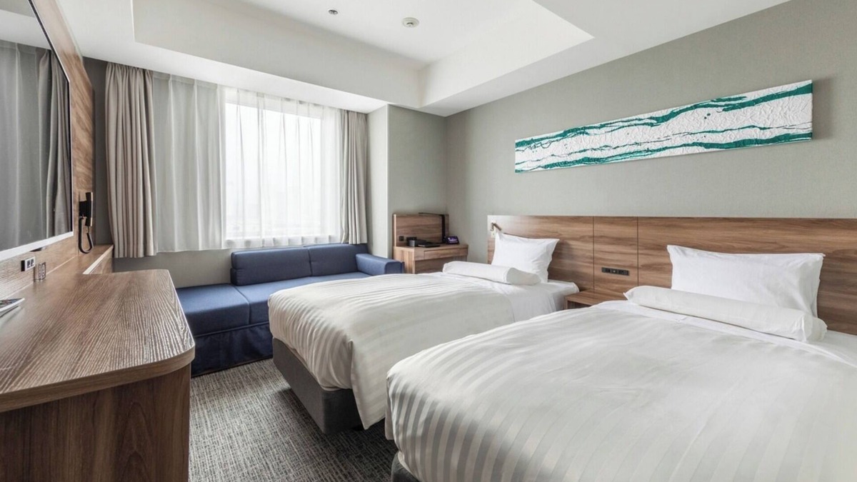Ariake Hotel | Nonsmoking Deluxe Corner Twin Room Room only /Koto-ku Tokyo