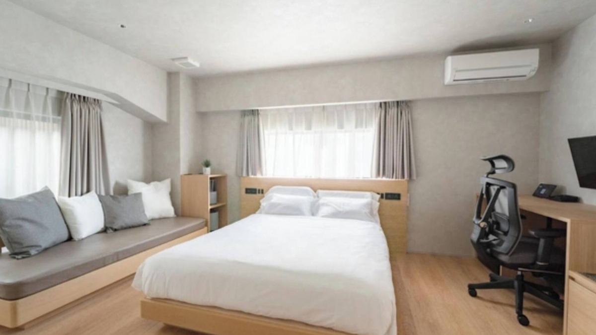 Tenjin Hotel | Nonsmoking Deluxe double room with balcony R/Fukuoka Fukuoka